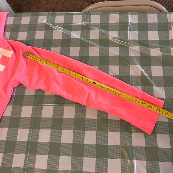 Victoria's Secret VS PINK Pullover V-Neck Hoodie Hot Pink Medium LG - Picture 6 of 7